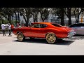 WhipAddict: Kandy Orange 71&#39; Oldsmobile Cutlass on All Gold 26s with Custom Interior