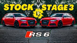 AUDI RS6 - STOCK VS STAGE 3 (WHAT POWER?)