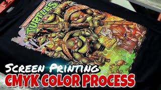 [SCEEEN PRINTING] CMYK Color Process  Ninja Turtles