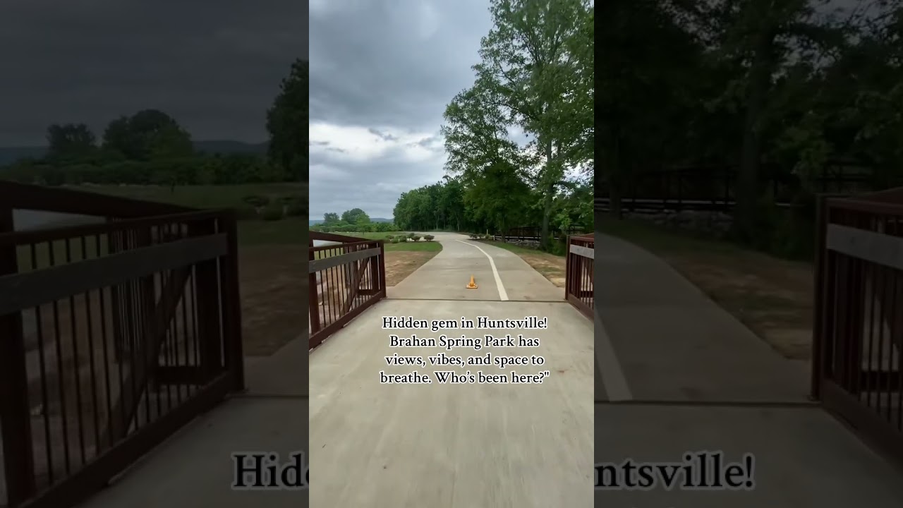 Hidden hiking trail in the heart of Huntsville, Alabama😍