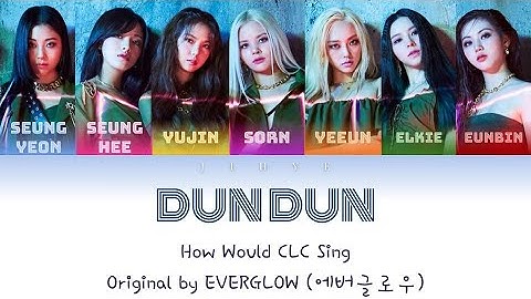 How Would CLC Sing [7 Members Ver.] - DUN DUN (Color Coded Lyrics Han|Rom|Eng)