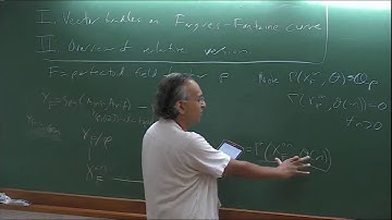 Perfectoid spaces - Lecture 5 (Kiran Kedlaya)