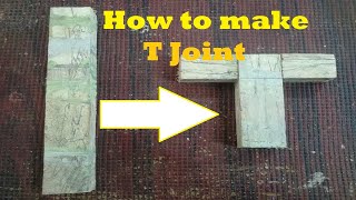 How to make T Joint | Carpentry Exercise | Engineering Practices | Workshop | NEC Mech