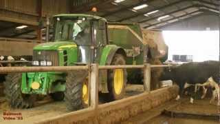 Feeding Cows with John Deere and Keenan.