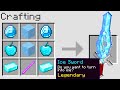 Minecraft But I Can Craft ICE Sword!