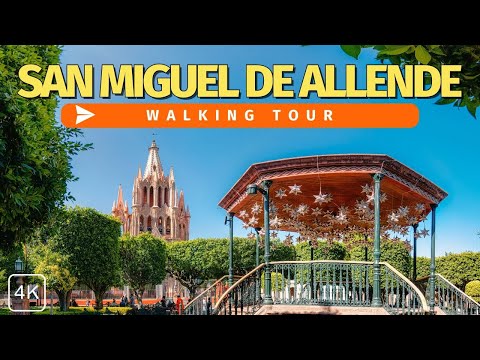 المكسيك | Allende Garden | جولة مشي 4K