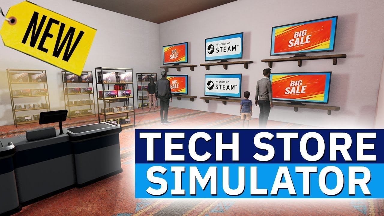Marlong Tech sudah buka cees !! Tech Store simulator Part 1