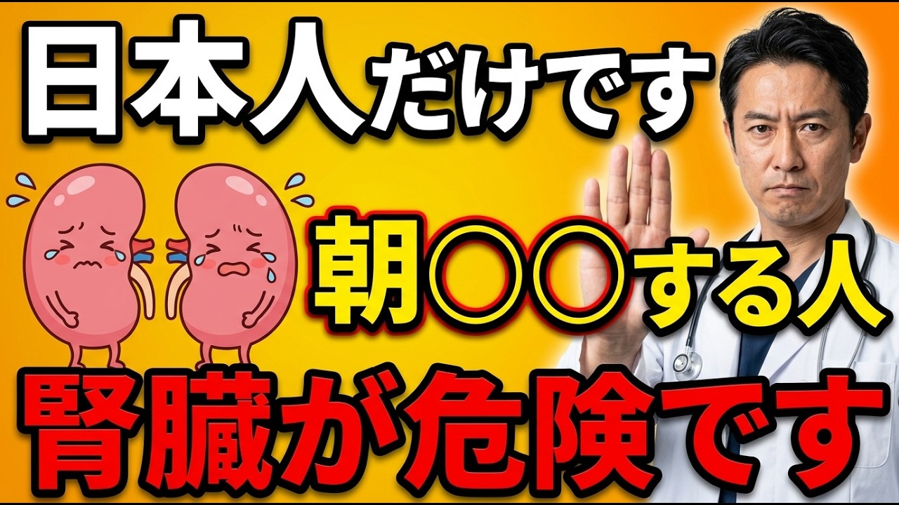 【腎臓にいい5つの食品】毎日の食事と習慣で透析を回避!腎臓内科医が絶対やらない"朝の3つの習慣"――そして代わりにやっていること