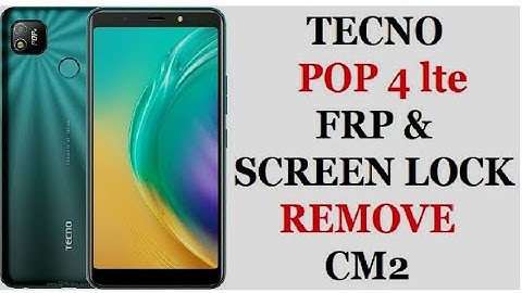Tacno Pop 4Lite Pattern And frp with cm2 |Tecno BC1s Frp bypass Google account Remove with cm2.