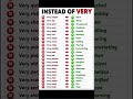 Instead of "Very," Say This! 🤯 | Sound More Fluent Instantly
