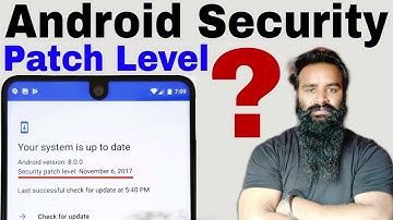Android Security Patch Level क्या हैं हिंदी में समझिए? What is Android Security Patch Level?