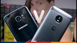 Teléfono BARATO vs CARO!! ¿Cuál celular comprar? | Moto G5 vs Galaxy S7