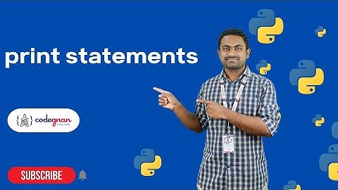 Print Statement in Python | Python Tutorials - 2022 | Codegnan