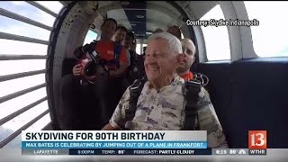 90-year-old skydiver
