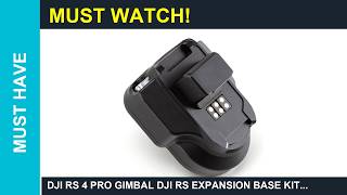 DJI RS 4 Pro gimbal DJI RS Expansion Base Kit Guide