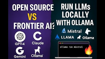 Frontier vs Open Source LLMs | Run AI Models Locally with Ollama + API Demo 🔥