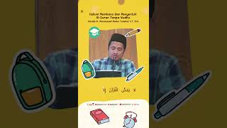 Hukum Membaca dan Menyentuh Al Quran Tanpa Wudhu - ROFIF KIDS