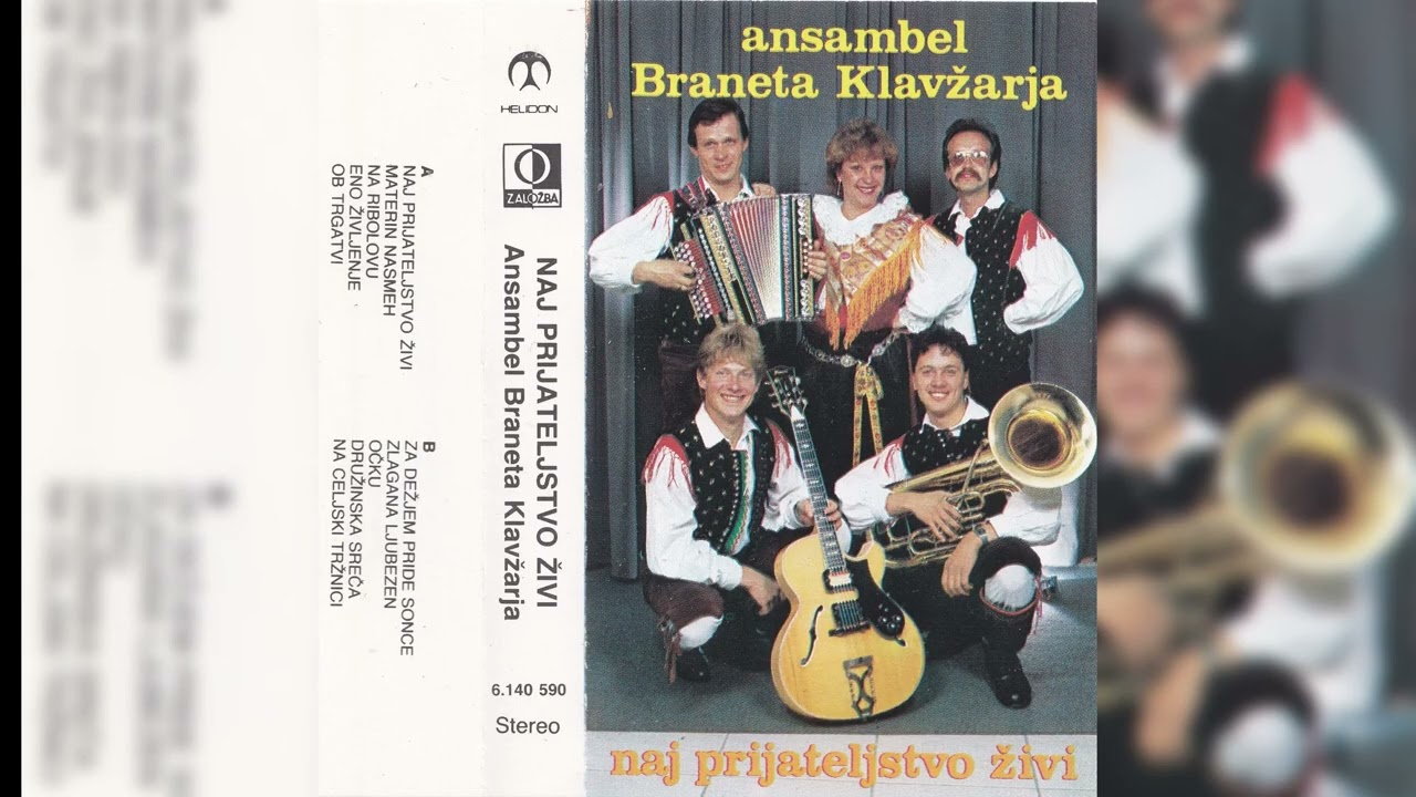 Ansambel Braneta Klavžarja - Materin nasmeh (Naj prijateljstvo živi, 1991)