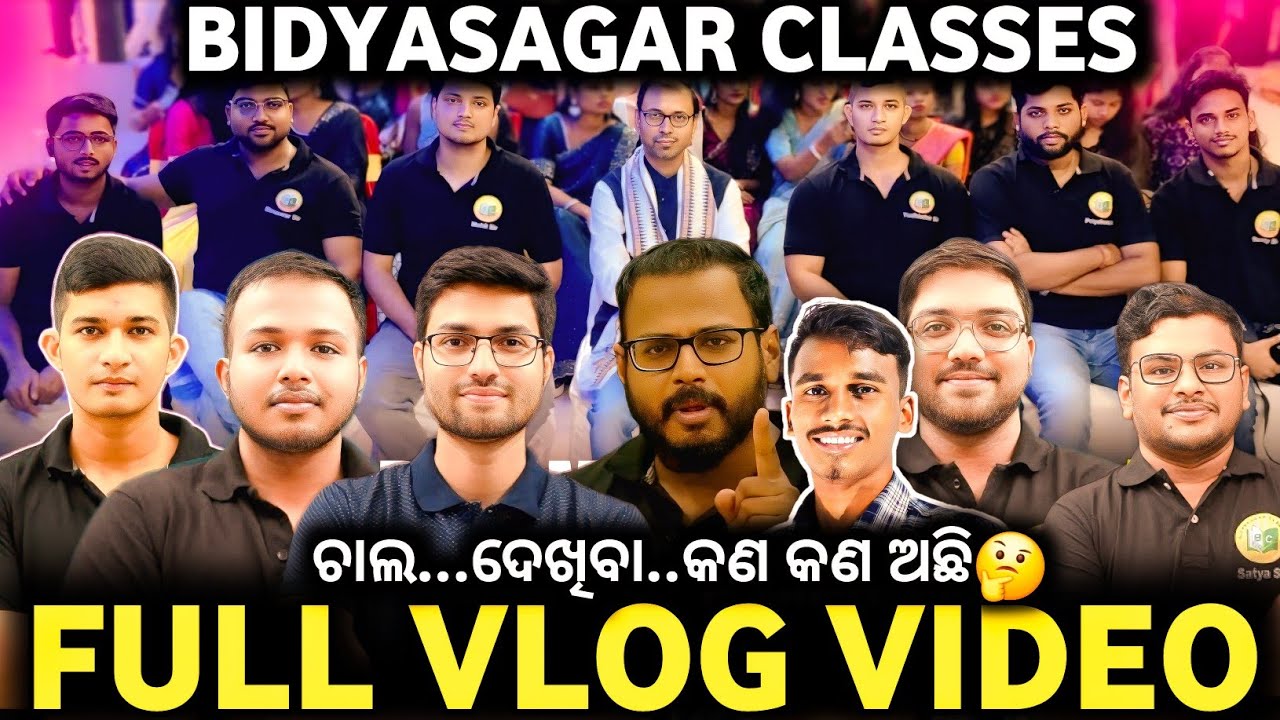 Bidyasagar classes full vlog video  | bhubaneswar | finally I started new journey 😊😊