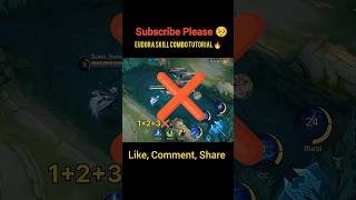 Eudora Skill Combo Tutorial 🔥 #mlbb #shortvideo #mobilelegends #trending #shorts #shortsfeed