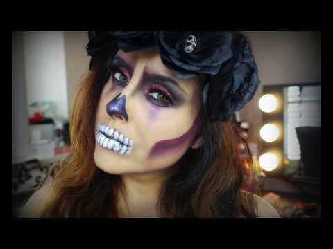 SUGAR SKULL Makeup Tutorial - Halloween 2017