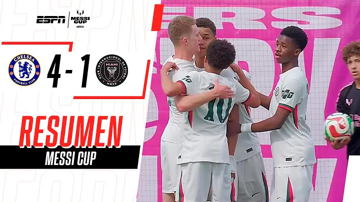 LOS BLUES GANARON Y ELIMINARON AL INTER MIAMI DE LA MESSI CUP | Chelsea 4-1 Inter Miami | RESUMEN