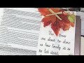 Bible Journaling for Fall