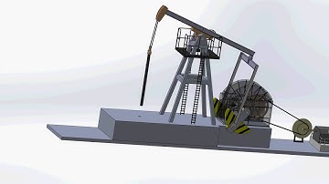 Crude Oil Pump - SOLIDWORKS
