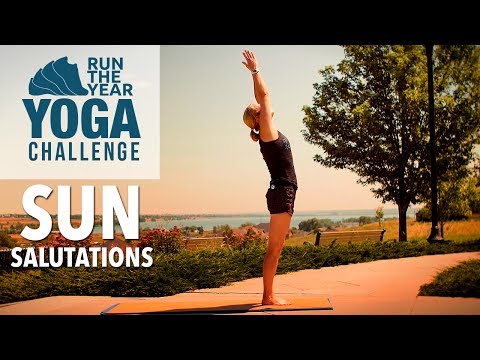 Sun Salutations Yoga: Run the Year Yoga Challenge with Five Parks Yoga, a free yoga class with Erin Sampson