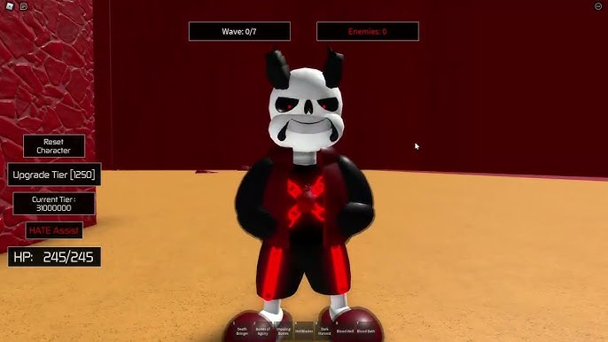 ROBLOX Undertale Soul Ops  WRATH Reaper Sans [Robux + Badge Character] 