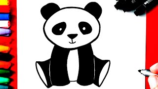 COMO Desenhar um PANDA FOFINHO