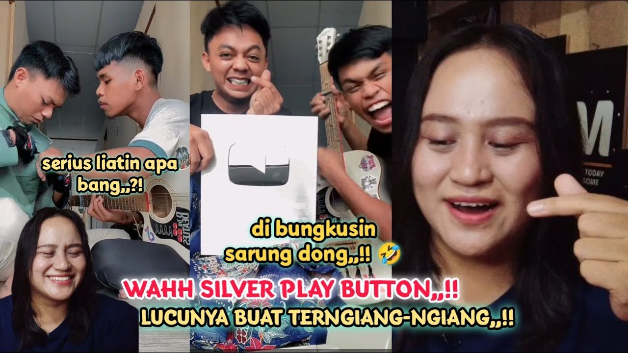 DUA SEKAWAN VIRAL TIKTOK ZULIE DAN HAIRIE,,!! SUDAH DAPAT PLAY BUTTON SILVER WAHHH | Arisa Reaction