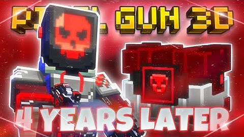 I FINALLY HIT MAX LEVEL ( after 4 years ) | Pixel Gun 3d ( waisted my time )