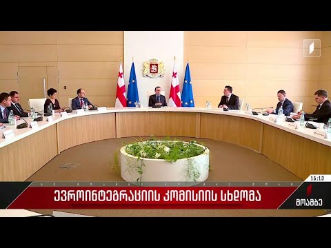 ევროინტეგრაციის კომისიის სხდომა
