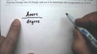 Linear Functions Story Problem 19 Slope Rate of Change - Tutor Algebra
