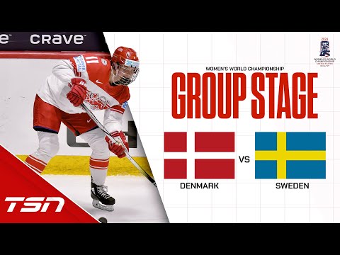 Denmark vs. Sweden FULL HIGHLIGHTS | 2024 Women's World Hockey Championship