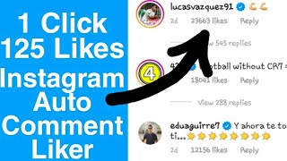 Intagram auto comment liker | How to increase Likes on instagram comment screenshot 5