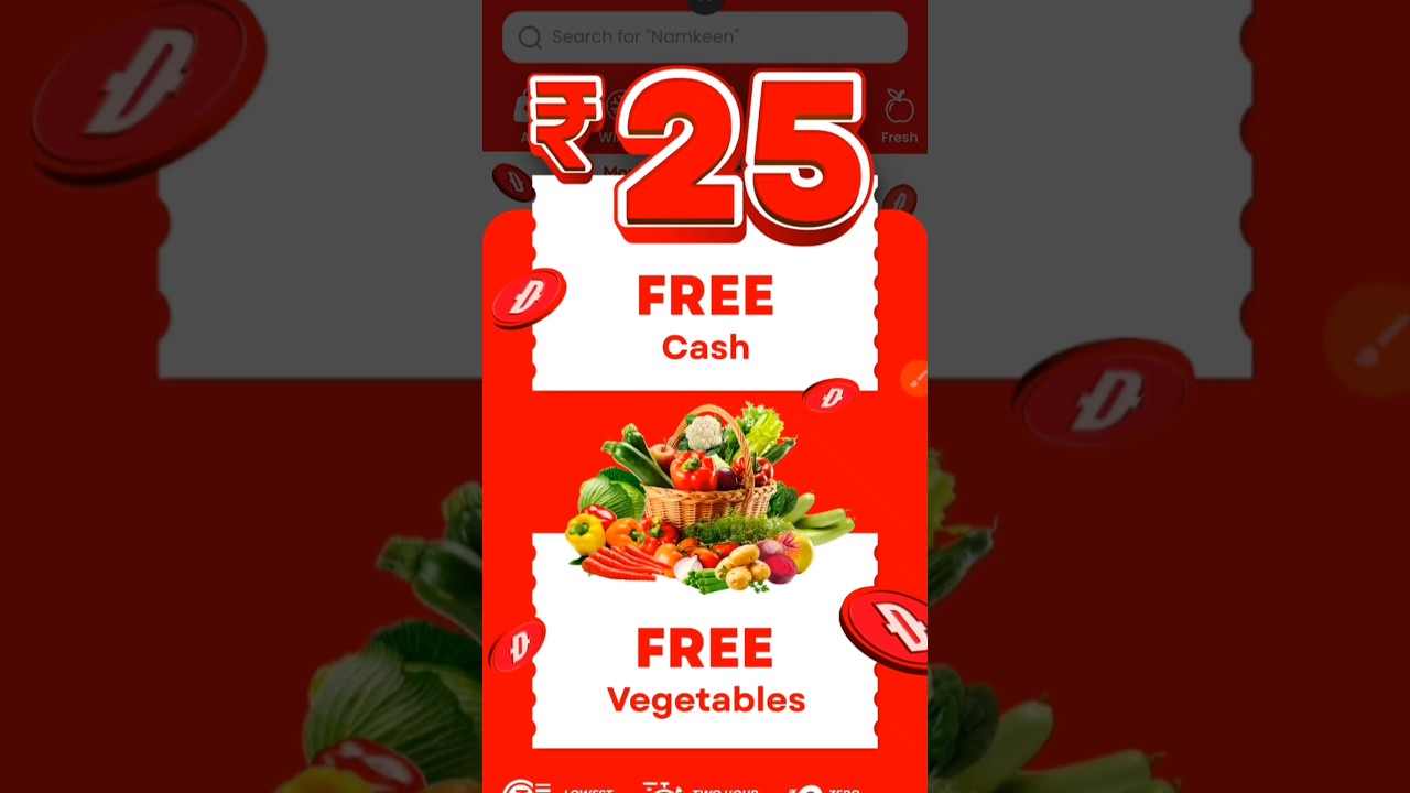 Dealshare  25₹ Free Cash Loot l ₹1 Grocery App | Best Grocery App l 