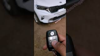 kia #Sonet smart remote key🔥🔥 remote start - stop features 🔥🔥#shorts  #youtubeshorts