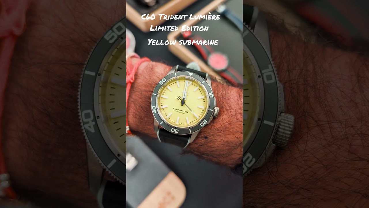 The Christopher Ward C60 Trident Lumière Limited Edition 