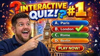 Famous INTERACTIVE General Knowledge Quiz #1 ¦ Play Along At Home! Profile