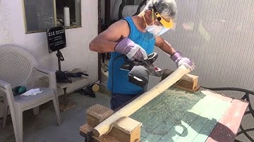 Making a Didgeridoo part 2