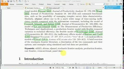 stochastic frontier analysis using STATA for efficiency estimation PART 1