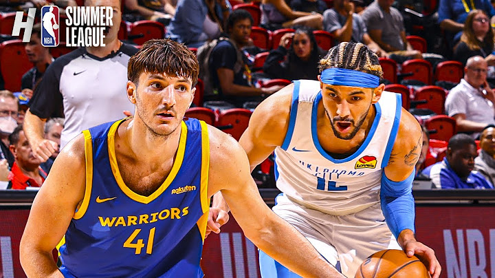 Golden State Warriors vs Oklahoma City Thunder - FULL Game Highlights | 2024 NBA Summer League