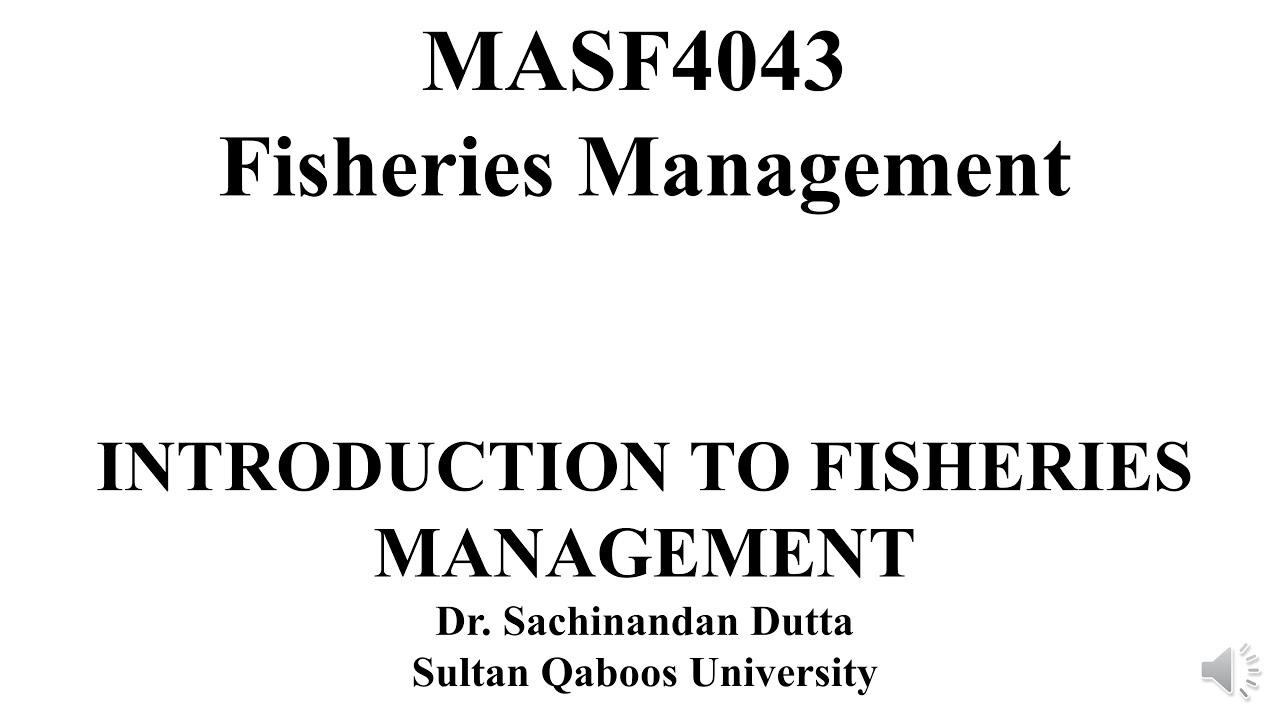 thesis about fisheries management