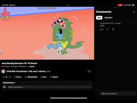 Joey Watching Monster