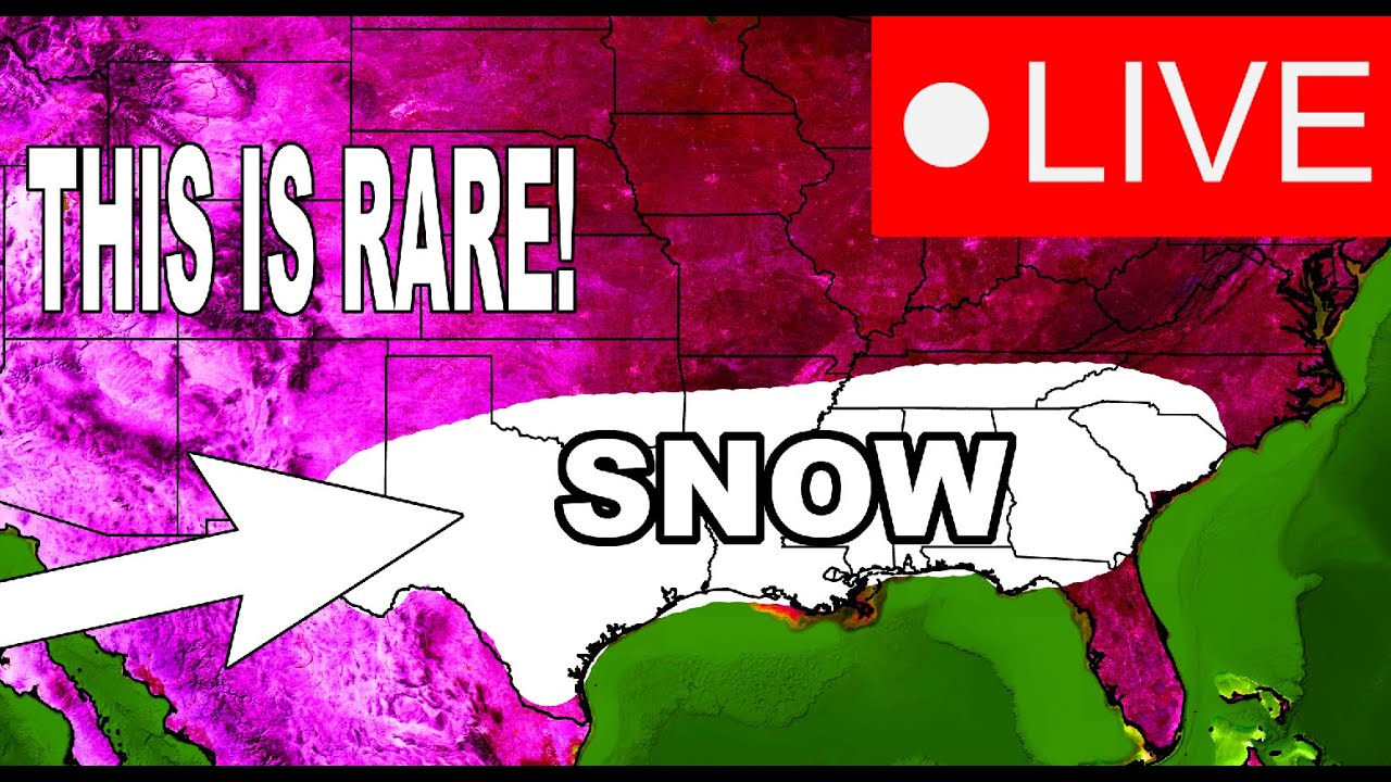 Emergency Update On RARE Winter Storm That Could Be Historic... - YouTube
