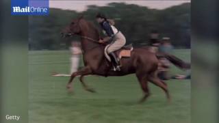 Princess Anne shows off her eventing skills