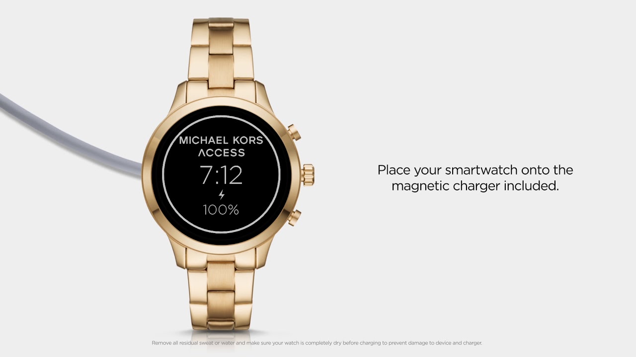 smartwatch michael kors charger