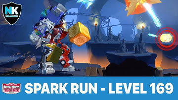 Angry Birds Transformers 2.0 - Spark Run Series - Level 169 - Featuring Optimus Maximus